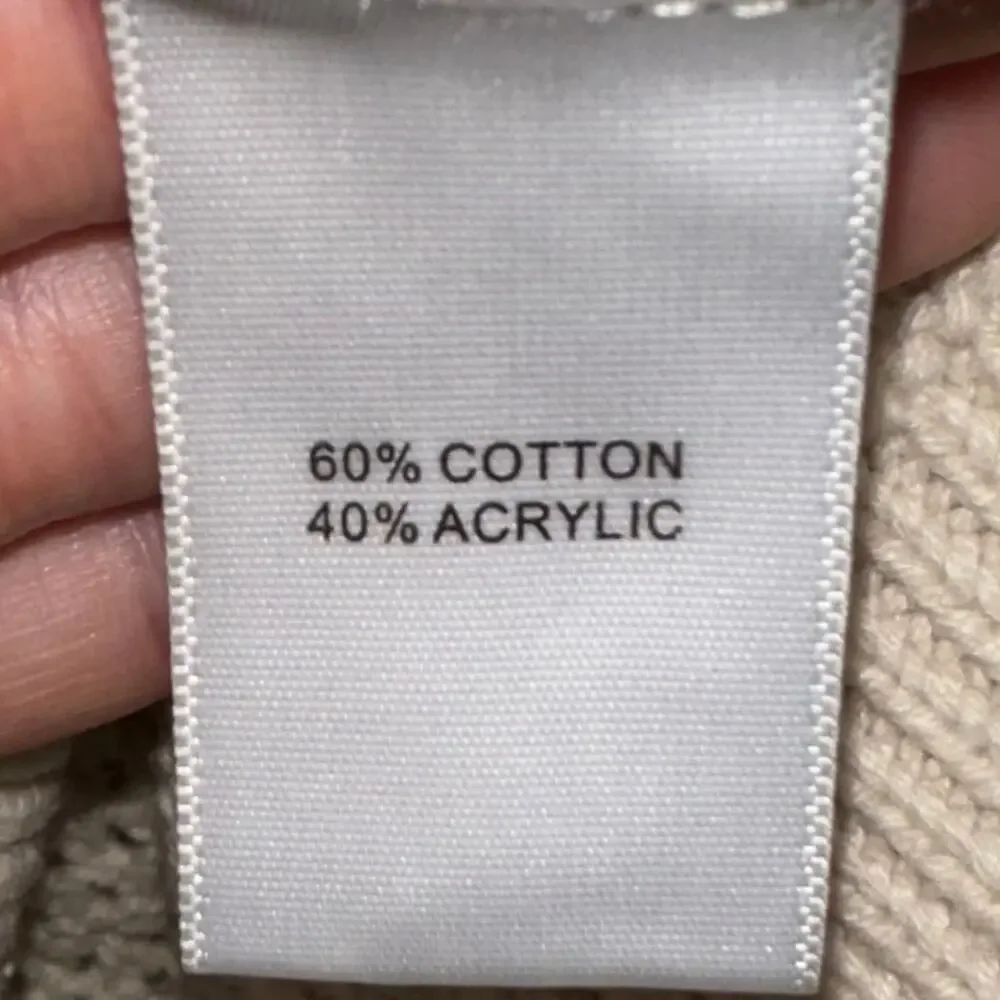 Rachel Zoe Cream Cotton Blend Knit Button Front Sweater Size Small - Picture 4 of 12